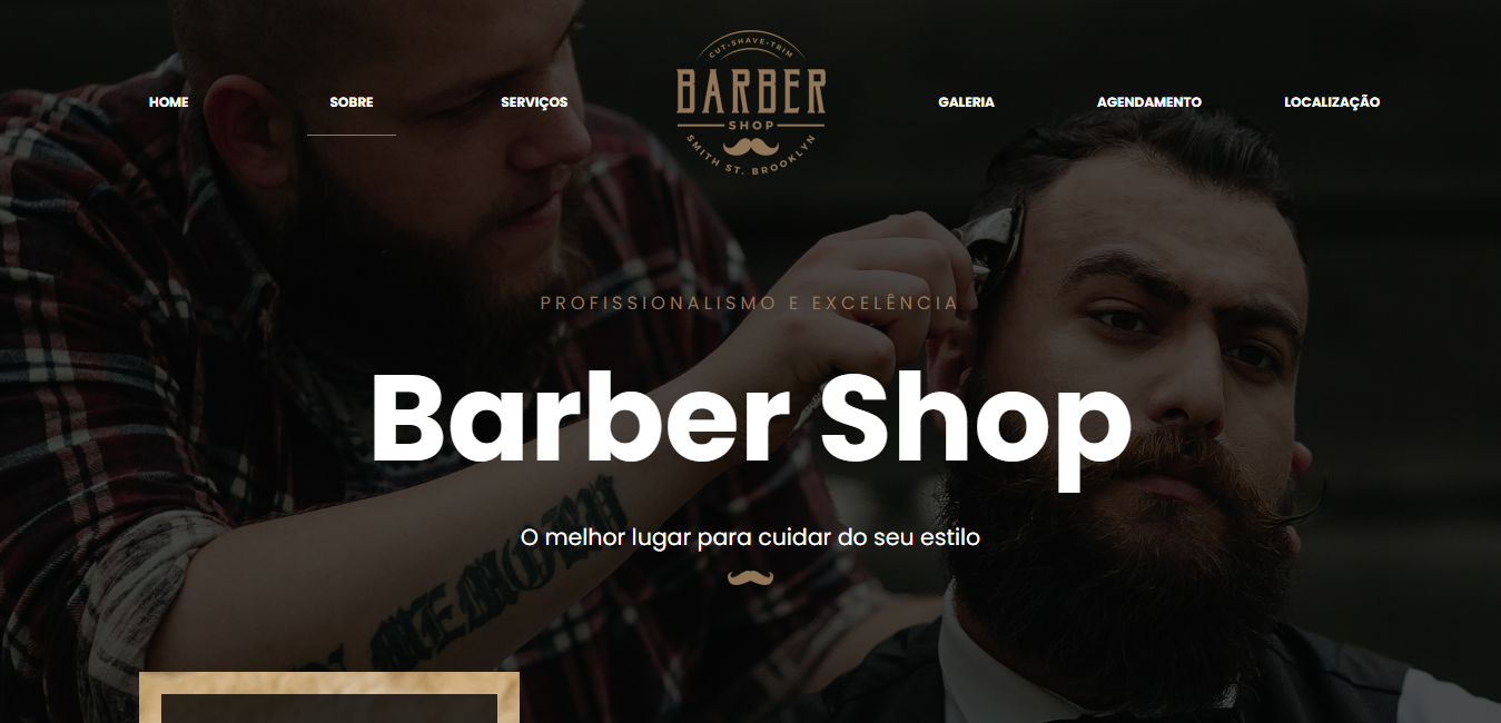 Pagina de barbearia